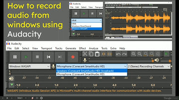 How to Record Audio from Video Meetings using Audacity