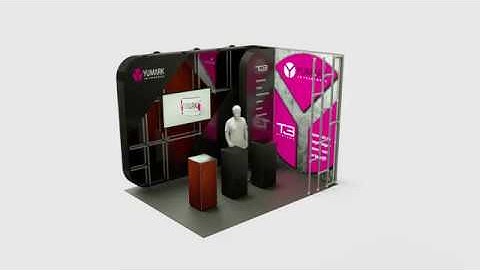 Next Xpo Pure Digital Stand Animation from T3 Systems