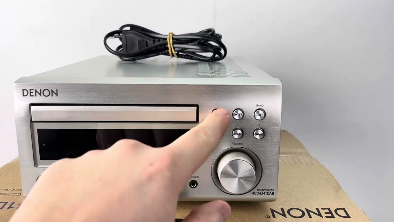 Denon RCD-M41 Dab CD Receiver - YouTube