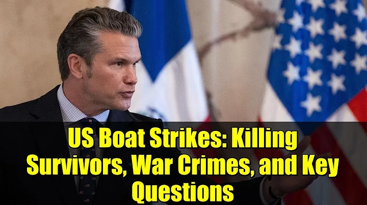 US Boat Strikes: Killing Survivors, War Crimes, and Key Questions