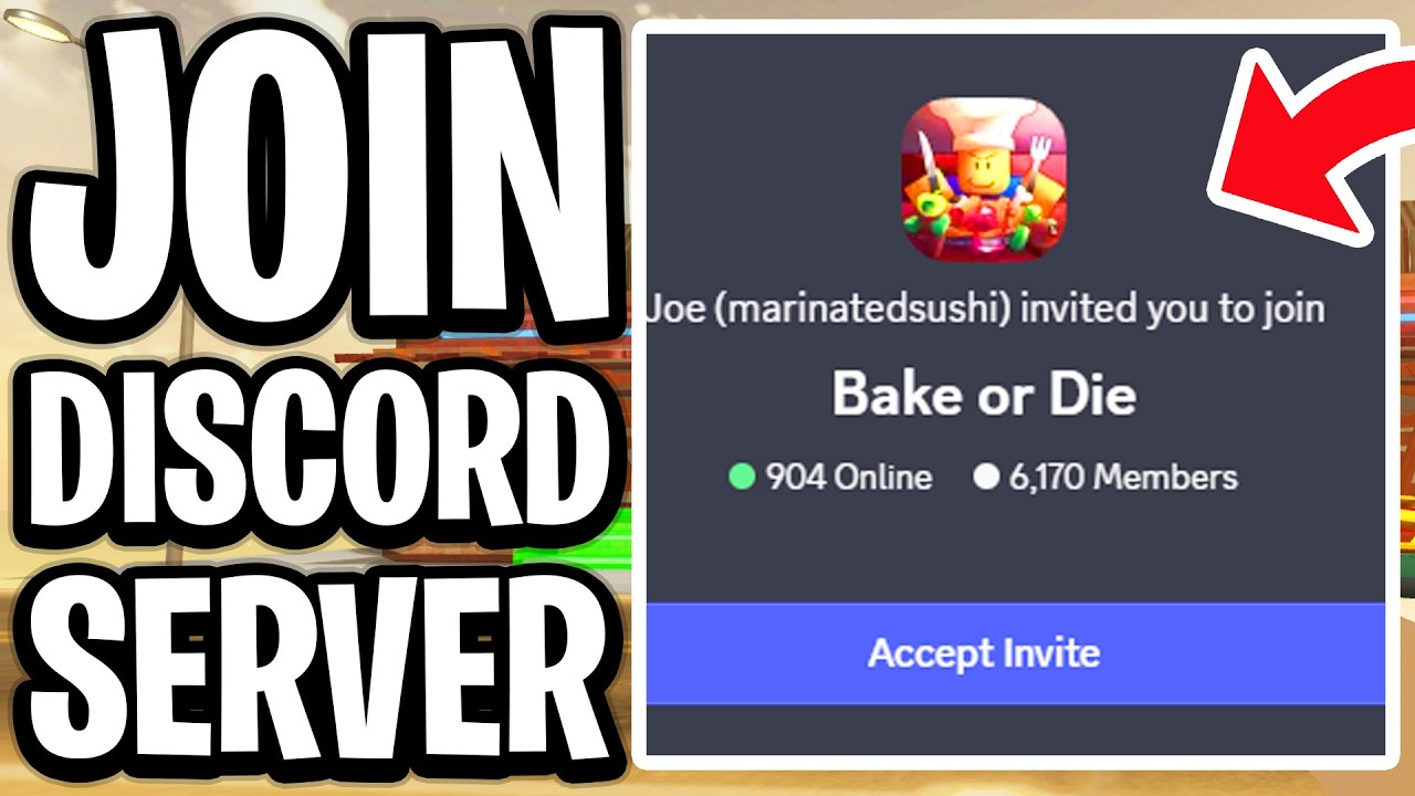 How to Join Discord Server in Bake or Die Roblox - Full Guide - YouTube