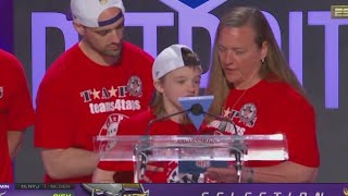 Minnesota family of fallen soldier honored to announce Vikings pick