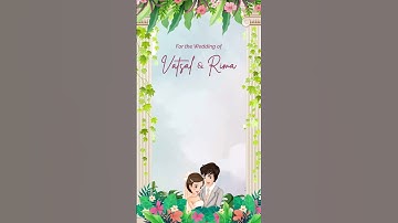 Wedding Invitation video | || SV_0097 || WhatsApp invite || e-card || Save the Date 2023