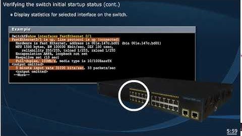 ICND 1 || Day-8 ||🌐 Switch Operations Verifying Switch Configuration 🌐 || Ver-3