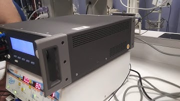 Performance test of the ESU using an ESU analyzer 2