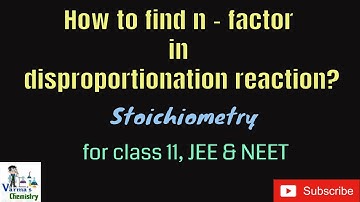 How to find n - factor in a disproportionation reaction?