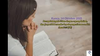 Story Wa Rohani Hari Kamis, 14 Oktober 2021 // Status Wa Rohani Hari Kamis / Story Wa Rohani Kristen