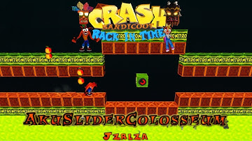 Crash Bandicoot - Back In Time Fangame: Aangepast level: Aku Sliding Colosseum door Jzrlza