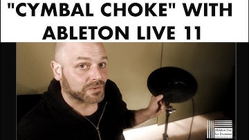 Cymbal Choke with Ableton Live 11 Core Library + with SSD5 - Toontrack EZ Drummer - Addictive Drums