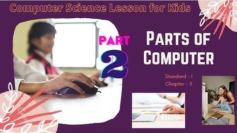 Class 1 I Computer Science Class I Parts of Computer (Part -2) I Arya Vidyapith School Motihari