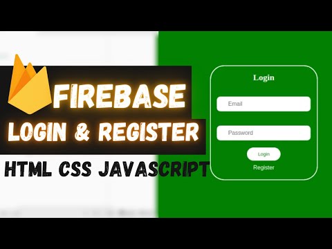 Login and Register Webpage using Firebase |WebPage | CodeFlows