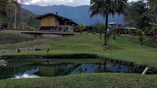 LINDA CHÁCARA DE PORTEIRA FECHADA, seu paraíso com rio e lago aos pés da Serra em Pindamonhangaba/SP