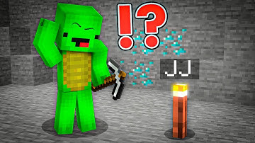 JJ Shapeshift to TORCH to WIN Mikey in Minecraft Challenge Maizen JJ and Mikey
