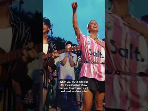 We’re thinking ‘bout youuuuu, Nashville. Sorry for the rain, but glad we got to hang for a bit ❤️