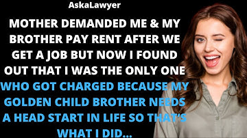 Mother demanded me & my brother pay rent after we get a job but I found out that I was the only one