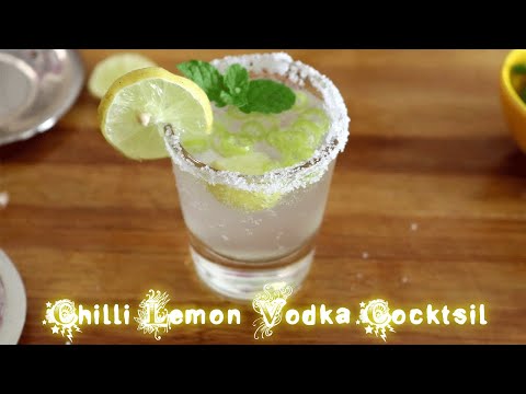 Chilli Lemon Vodka Cocktail || Miniature Cocktails
