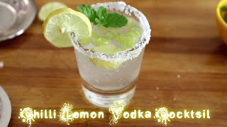 Chilli Lemon Vodka Cocktail || Miniature Cocktails