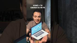 Как транслировать экран ноутбука или ПК на телевизор #ноутбук #телевизор #трансляция
