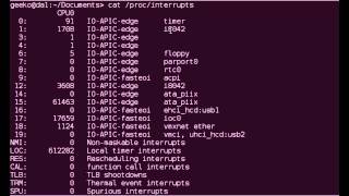 Understanding  /proc/interrupts