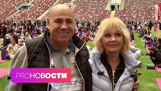 В Лужниках прошла растяжка со звёздами! Смог ли Иосиф Пригожин сесть на шпагат?