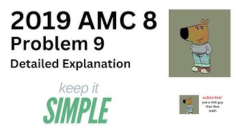 2019 AMC 8: Problem 9 (Detailed Explanation)
