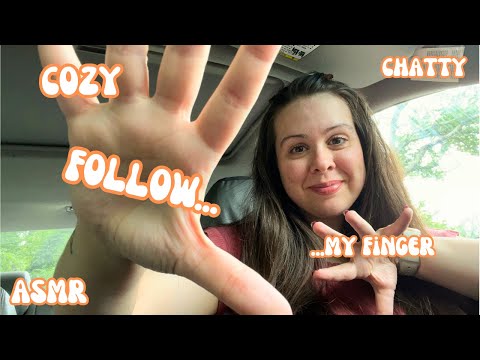 🫰 follow my finger and SNAP!🫰/ chatty cozy tingles in the car / LOFI FAST AND AGGRESSIVE ASMR