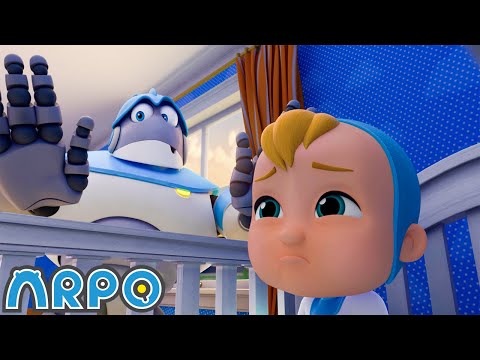 Baby Daniel Can't Get To Sleep!! | Robot Cartoons For Kids | ARPO | Sandaroo