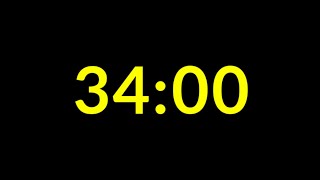 34 Minute Timer With [Beep Sound Effect]