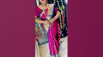 Saree draping look 👀 for me #Short#sareedraping