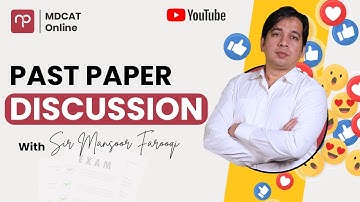 MDCAT Physics Live with Sir Mansoor