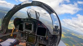 Spanish F-18 Hornets NATO Scramble & Takeoff Baltic Region • Cockpit View Over Estonia