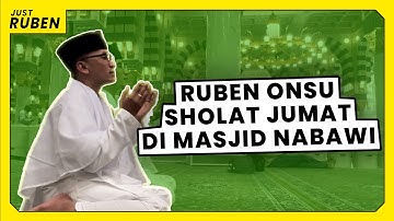 Just Ruben - Ruben Onsu Sholat Jumat di Masjid Nabawi