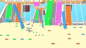 Bridge race - All levels Gameplay walkthrough Android, iOS Max WPT1A#shorts  #cartoon