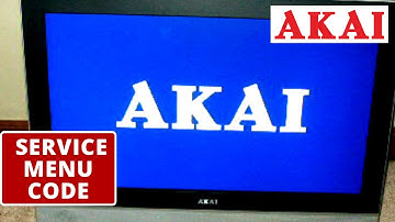 How to enter Akai TV Service Menu || LED TV Hard Reset to Factory Settings || Easy Method