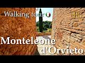 Monteleone d&#39;Orvieto (Umbria), Italy【Walking Tour】History in Subtitles - 4K