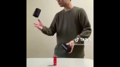 Dice Stacking Tricks #shorts www.dice-stack.com