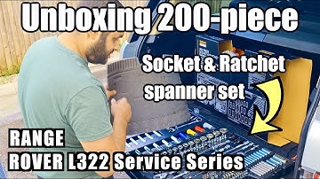 UNBOXING 200-PIECE socket and ratchet spanner set (Halfords)