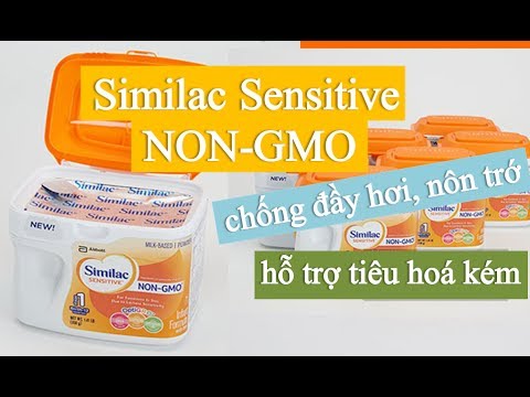 hqdefault Sữa Similac Sensitive NON-GMO chống đầy hơi, tiêu hóa kém và nôn trớ, không biến đổi gen