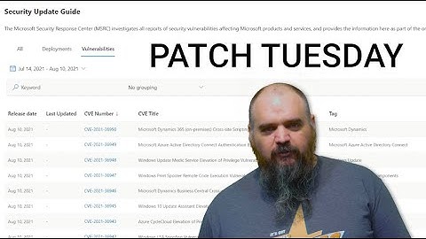 Patch Tuesday August  2021 - Hyper-V, RDP Clients, Windows Update Medic