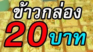 ข้าวกล่อง  20  บาท