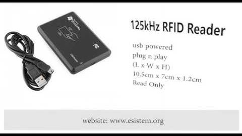 125kHz RFID Reader : esubtle product video #1