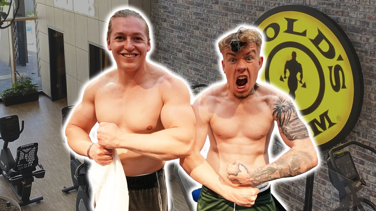 Mit Kony im Golds Gym