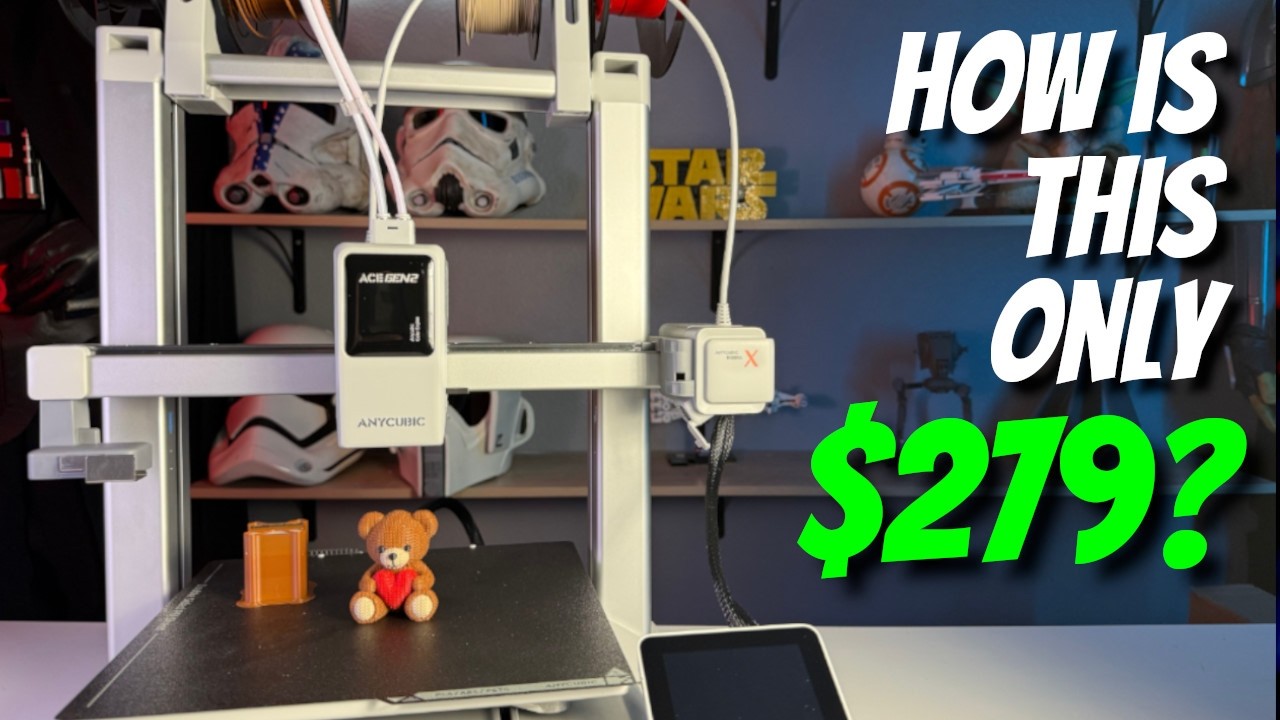 Anycubic Kobra X: Multi-Color 3D Printing For Only $299?