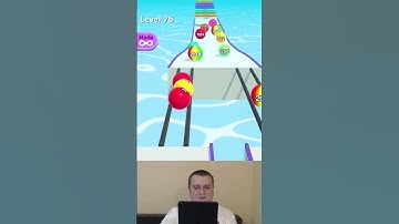 Ball Run 2048❗Level 76❗#games #shorts