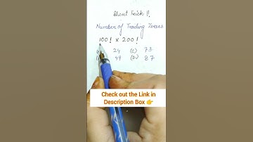 #Short Trick#Number of Trailing Zeroes#All government exams #rrb,Bank, SSCCGL etc#short#shorts