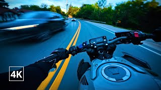 "ENGINE SOUND ONLY" | POPS N BANGS 💥| HONDA CB650R | AKRAPOVIC | CINEMATIC | POV | TORONTO
