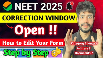 NEET Counselling 2025 Correction Window | MCC Unlock Process |MCC Counselling Correction Window 2025