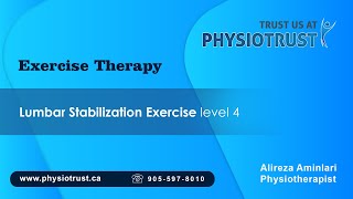 NO 36 / Lumbar Stabilization Exercise level 4