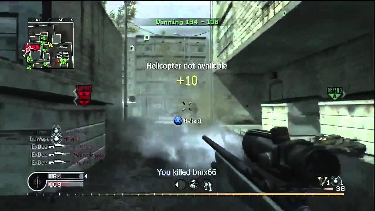 Cod 4 Kill Feed - YouTube