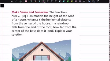 How to Solve Problems Using the Absolute Value Function: Lesson 5-1, Example 4 | Math Energy TV